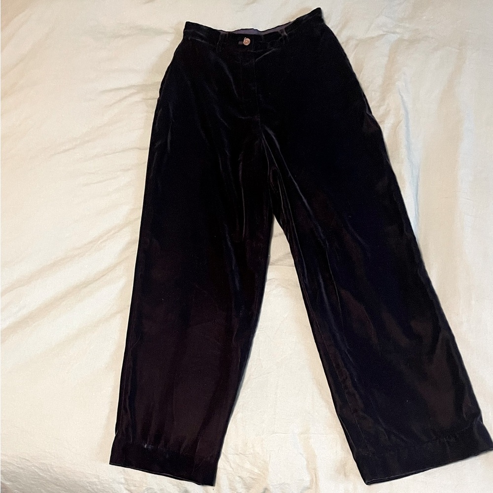 Vintage velvet pants
